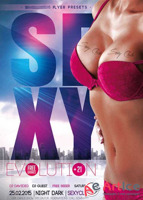 Sexy Evolution Premium Flyer Template