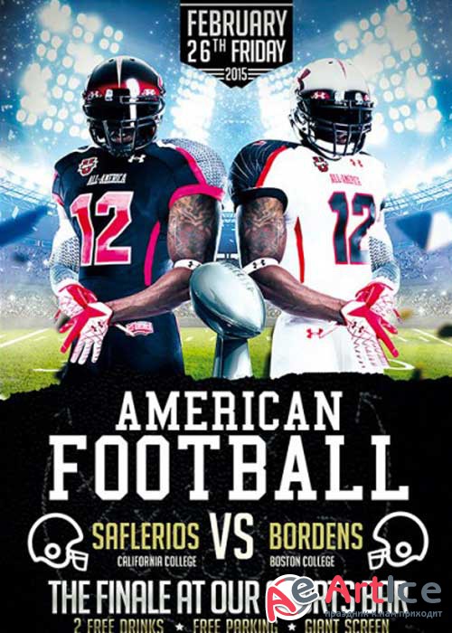 American Football Premium Flyer Template