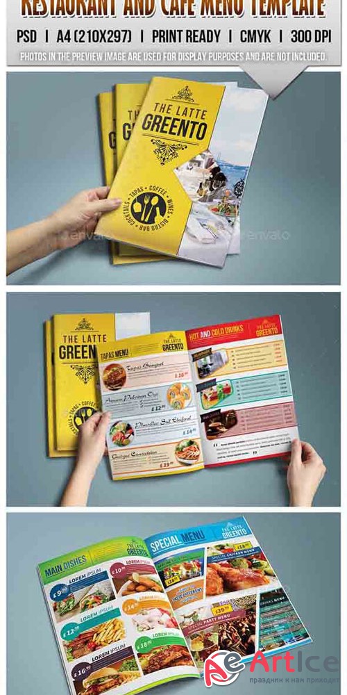 Restaurant and Cafe Menu Template