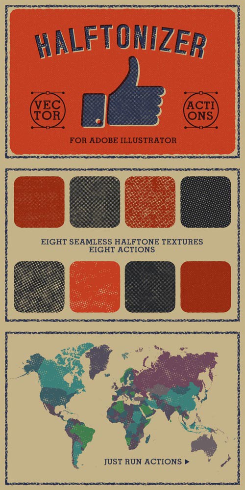 Halftonizer - Vector Texture Actions 321612