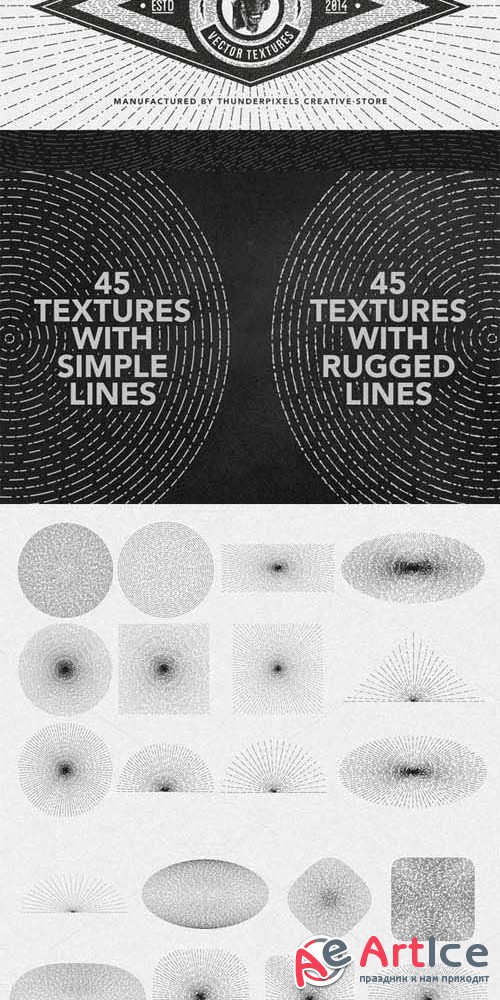 90 Lineart Vector Textures