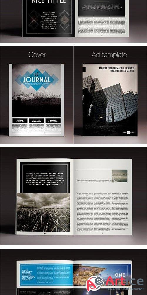 InDesign Template - Le Journal Magazine