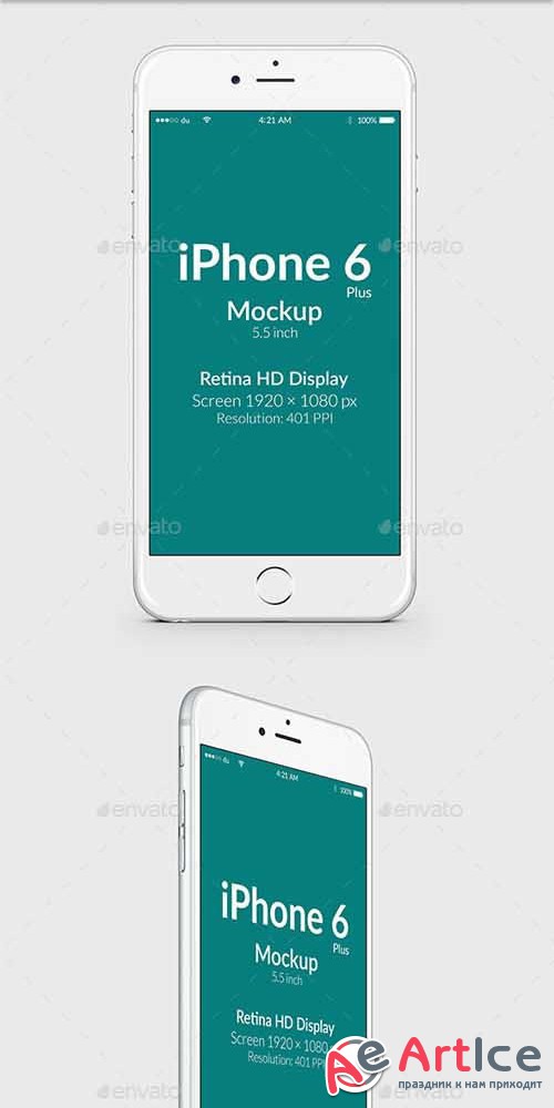 iPhone 6 plus Mock-up