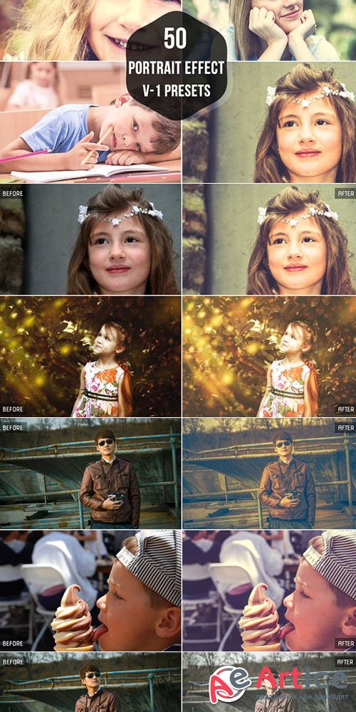 50 Portrait Lightroom Presets