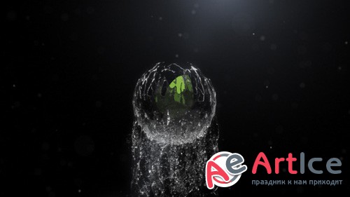 Videohive Spherical Liquid Logo Reveal 10364303