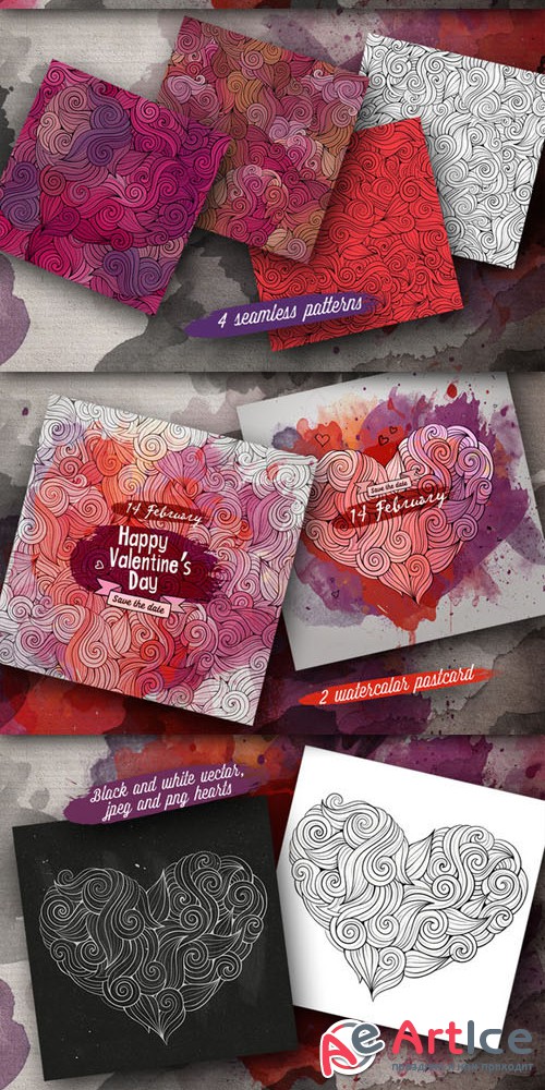 Heart Design Pack - Creativemarket 155875