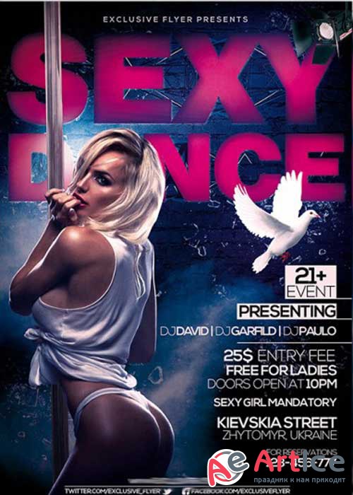 Sexy Dance Premium Flyer Template