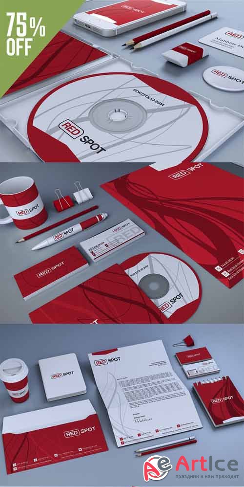 Red Corporate Identity