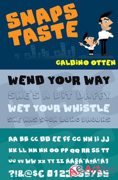 Snaps Taste Font Family