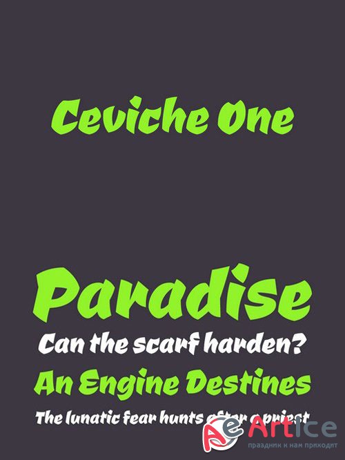 Ceviche One Font