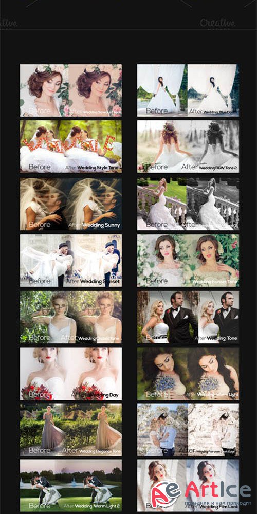 40 Wedding Lightroom Presets - Creativemarket 164214