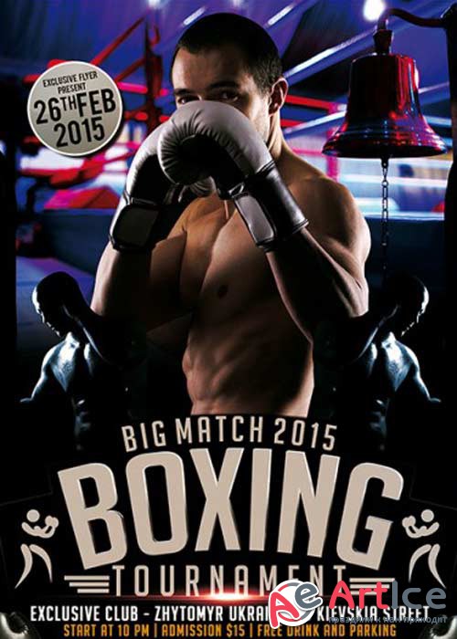 Boxing Tournament Premium Flyer Template