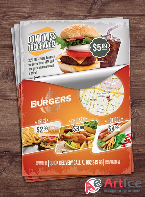 Fast Food Flyer Template