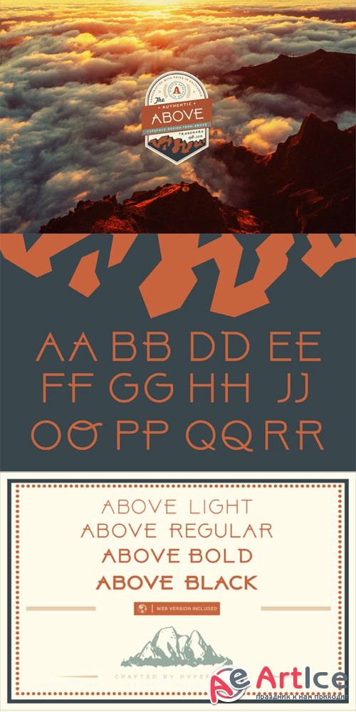 ABOVE Font - Creativemarket 502729