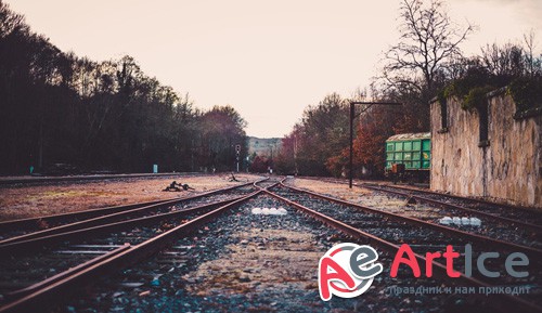 Trainstation - Creativemarket 505580