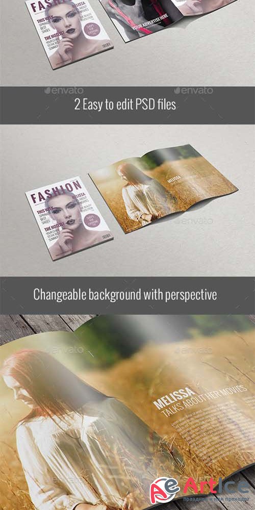 Fashion Magazine Mockup