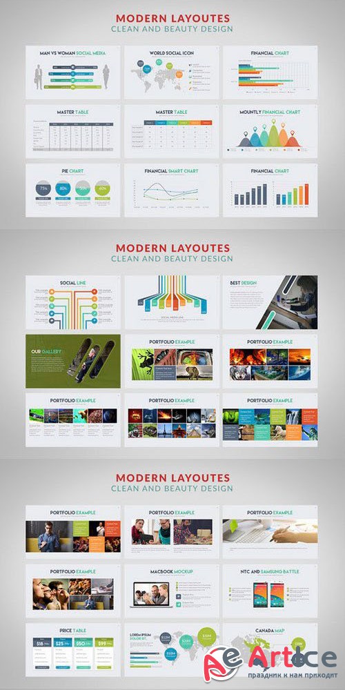 Slize | Powerpoint template - Creativemarket 530837