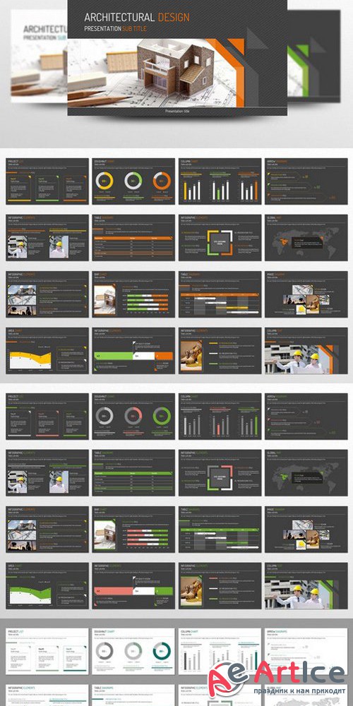 Architectural Design PowerPoint Templates - Creativemarket 332873