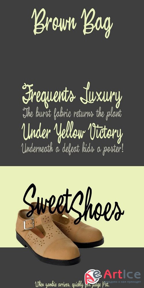 Brown Bag Font