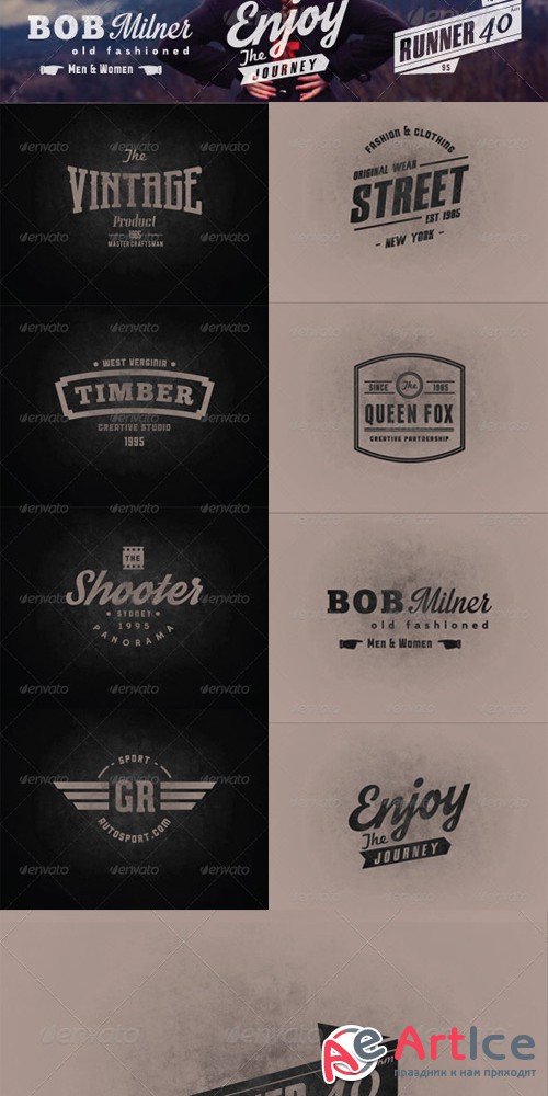 Vintage Badges Vol3 - GraphicRiver 8567476