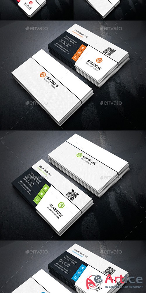 Creative Corporate Business Card - GraphicRiver 12326387