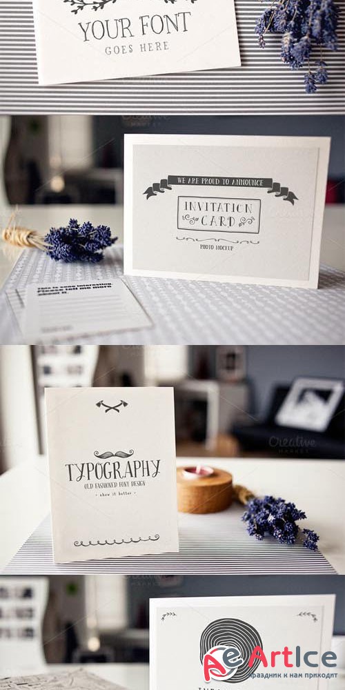 Typography Logo Invitation