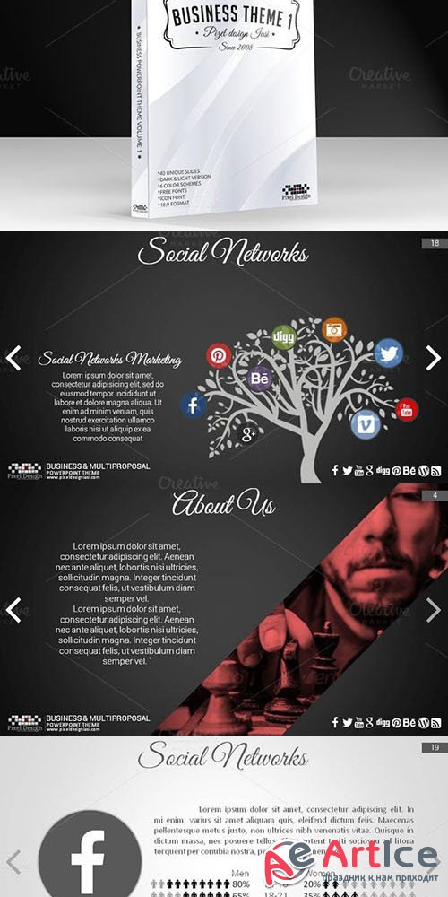 Business PowerPoint Theme Volume 1