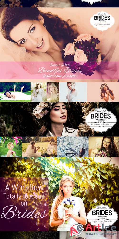 Beautiful Brides Lightroom Presets - Creativemarket 301995