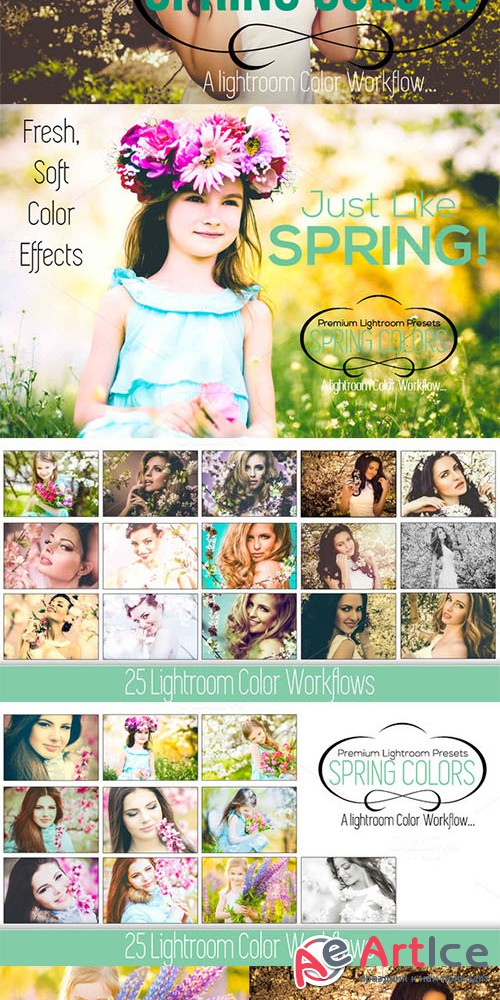 Spring Colors Lightroom Preset - Creativemarket 304531