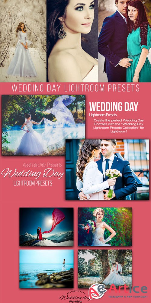 Wedding Day Lightroom Workflow - Creativemarket 401948