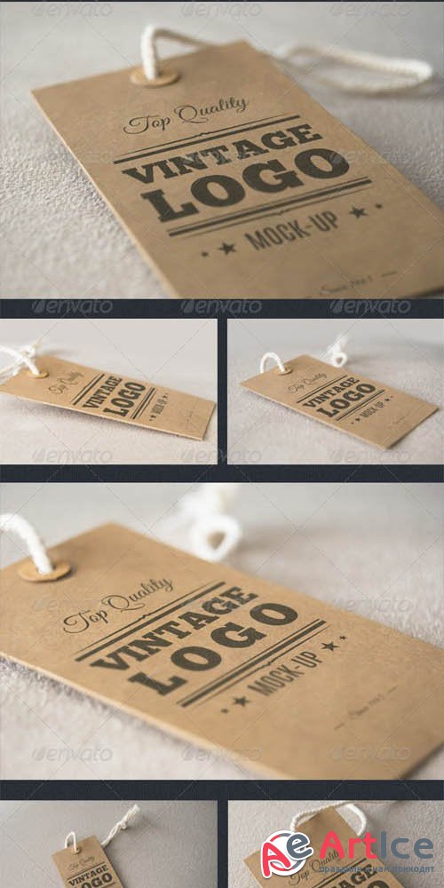 Vintage Label - Logo Mock Up