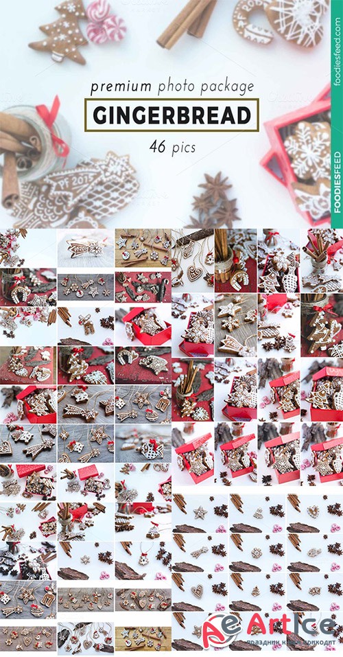 GINGERBREAD - 61 Premium Photos - Creativemarket 139493