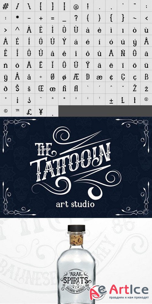 ALITIDE Typeface - Creativemarket 343670