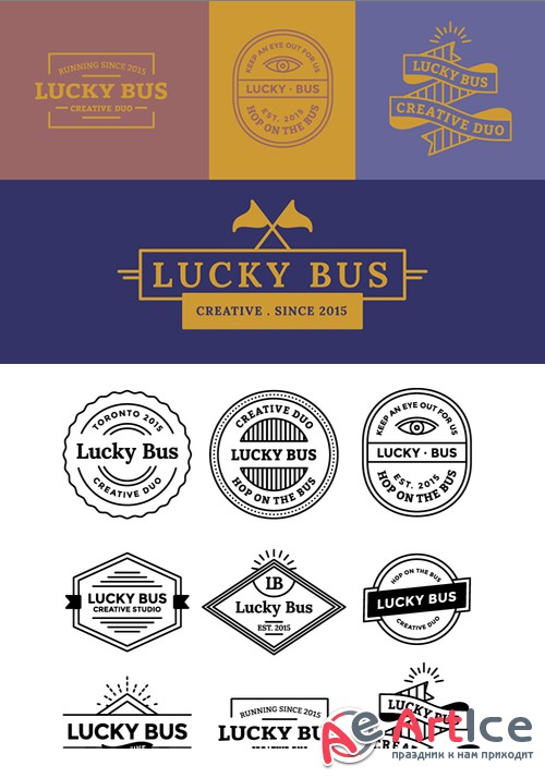 Logo and Emblem Templates  - Creativemarket 401379