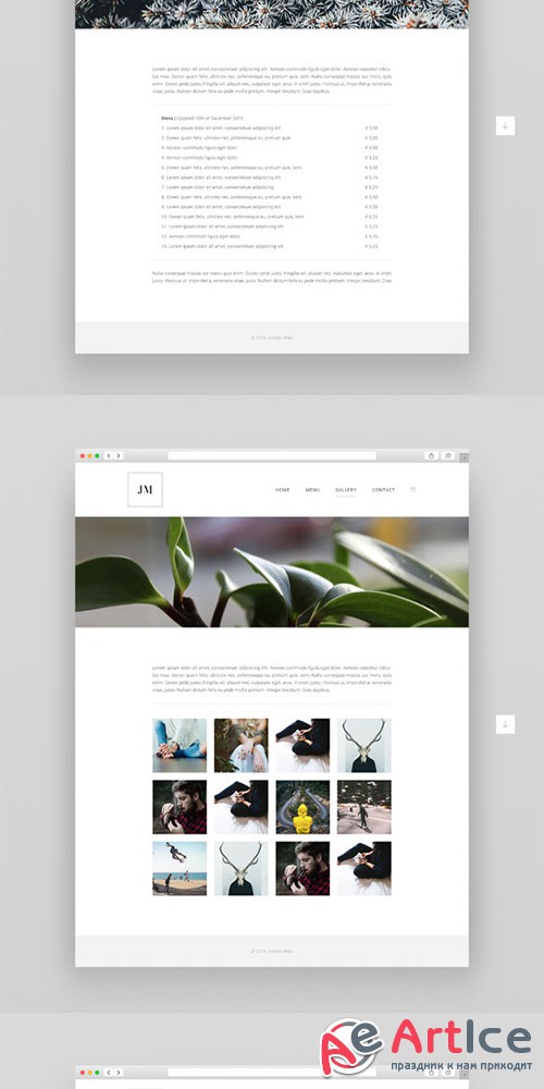 Complete Website Theme, HTML CSS PSD - Creativemarket 531499