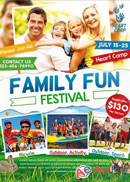 Family Day V1 Premium Flyer Template