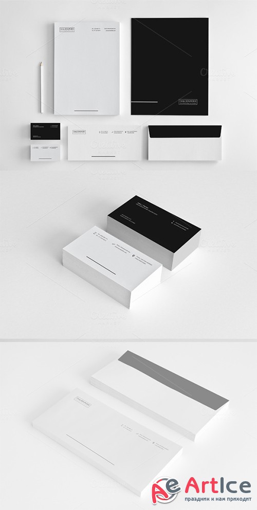 Minimalist Stationery vol.3 - Creativemarket 139649