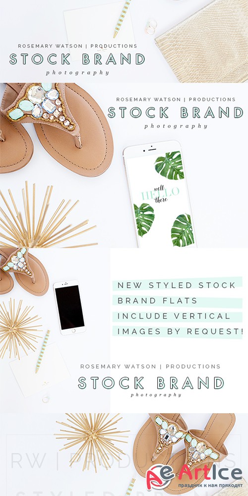 Piper Styled Stock Brand Flat Set - Creativemarket 331850