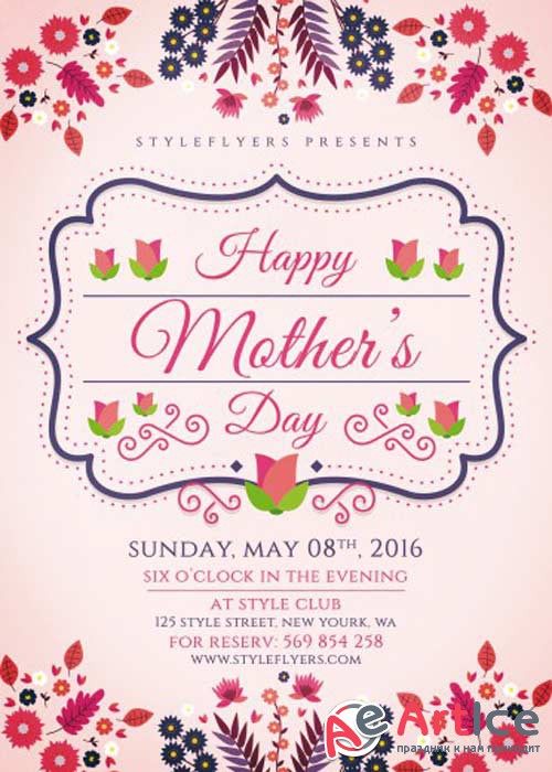 Mothers Day V2 PSD Flyer Template