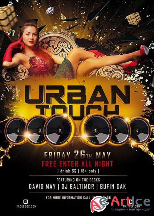 Urban Touch V1 Flyer PSD Template