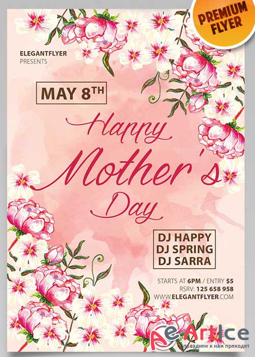 Mothers Day V3 PSD Flyer Template