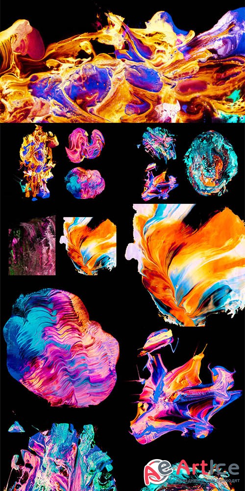 Abstract Paint, Vol. 1 - Creativemarket 468148