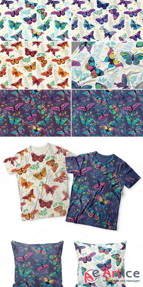 Summertime Patterns - Creativemarket 682483