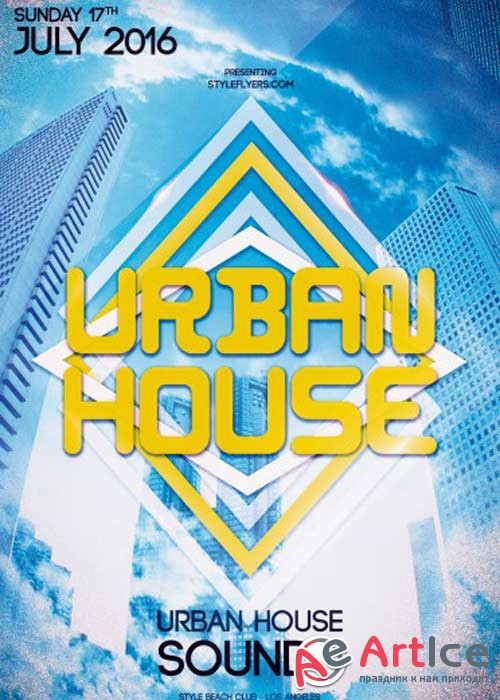 Urban House PSD Flyer Template