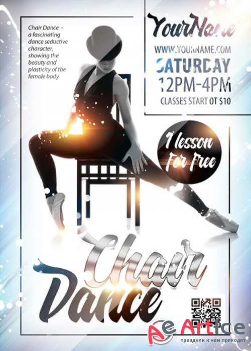 Chair Dance V1 PSD Flyer Template