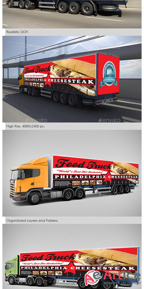 Billboard and Truck Mock-Up - Graphicriver 5310583