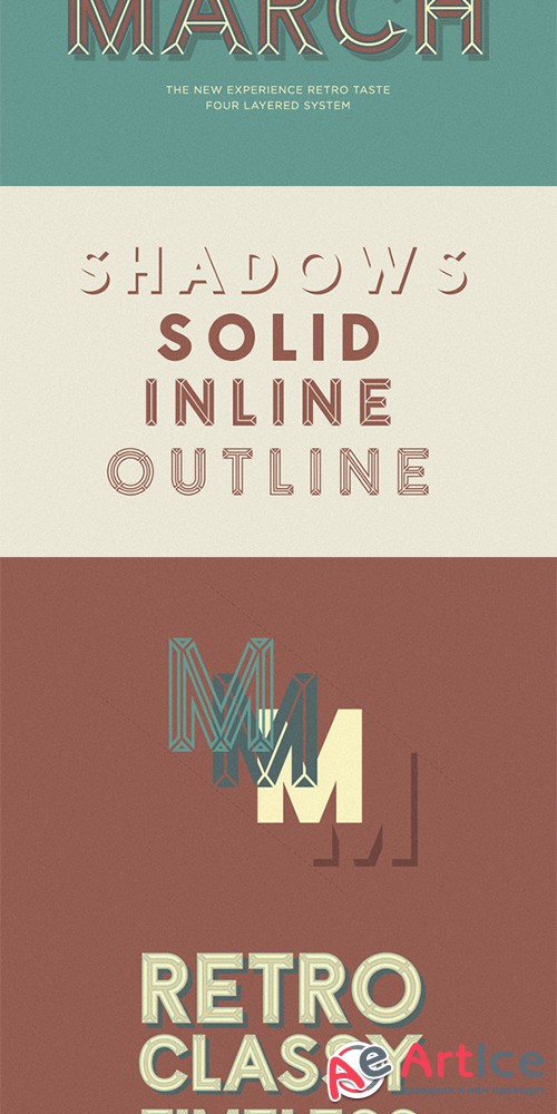 March Typefaces - Creativemarket 15952