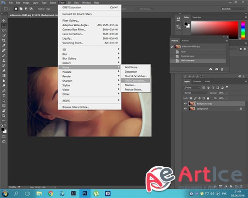 : GREYCstoration - Photoshop CC 2014 Oil Paint FREE alternative