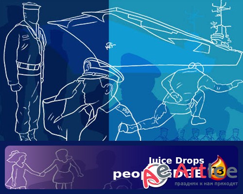 Digital Juice: Juice Drops 13 peopleEDGE [EPS]