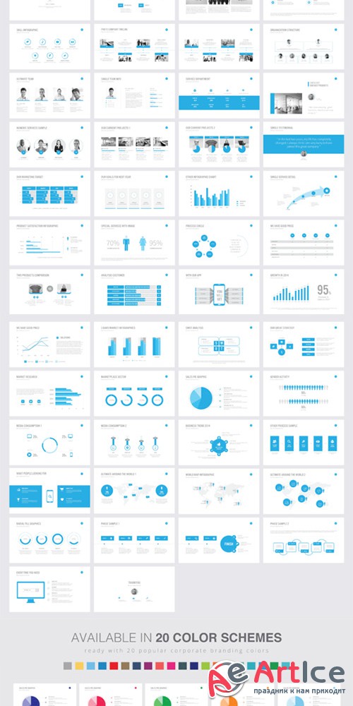 Multipurpose PowerPoint Template - Creativemarket 470729